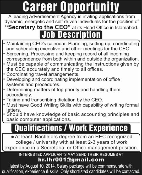 personal-secretary-jobs-in-islamabad-2014-august-at-advertisement